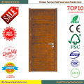 MDF mélaminé haute qualité intérieur porte en bois